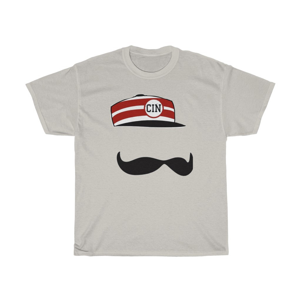 PACE: "RED MUSTACHE"/ Unisex Heavy Cotton Tee