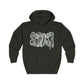 SLAPNDASHN "logo" Unisex Full Zip Hoodie