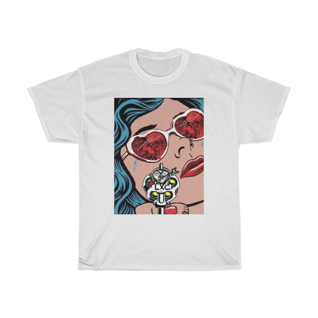 LOVE X CURRENCY: "SLEEPING WITH THE ENEMY" / Unisex Heavy Cotton Tee