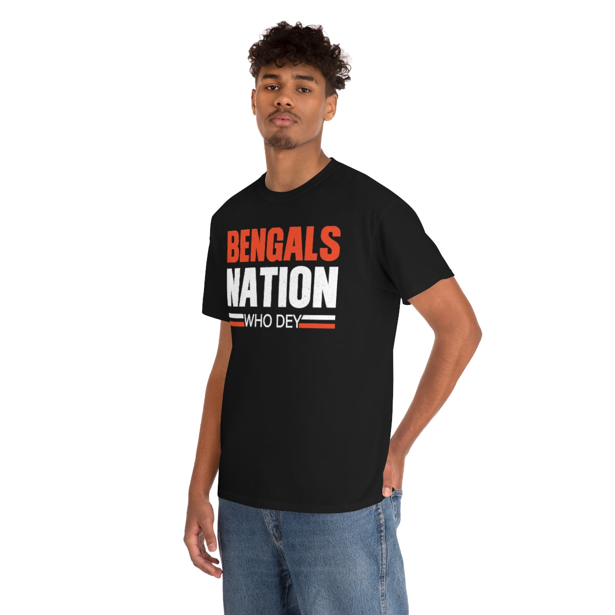 PACE: "BENGALS NATION ALT"/ Unisex Heavy Cotton T-Shirt