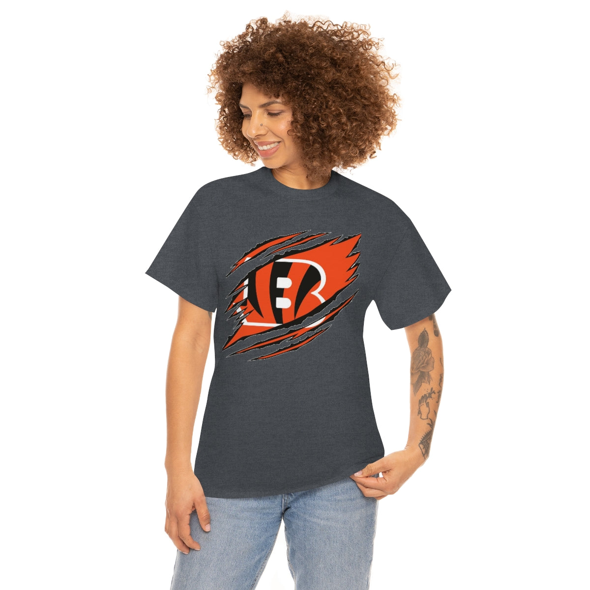 PACE: "BENGALS RIPPED"/ Unisex Heavy Cotton T-Shirt