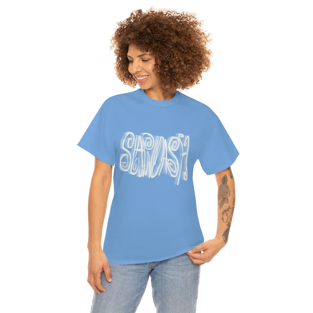 SLAPNDASHN: "SDN LOGO   "/ Unisex Heavy Cotton Tee