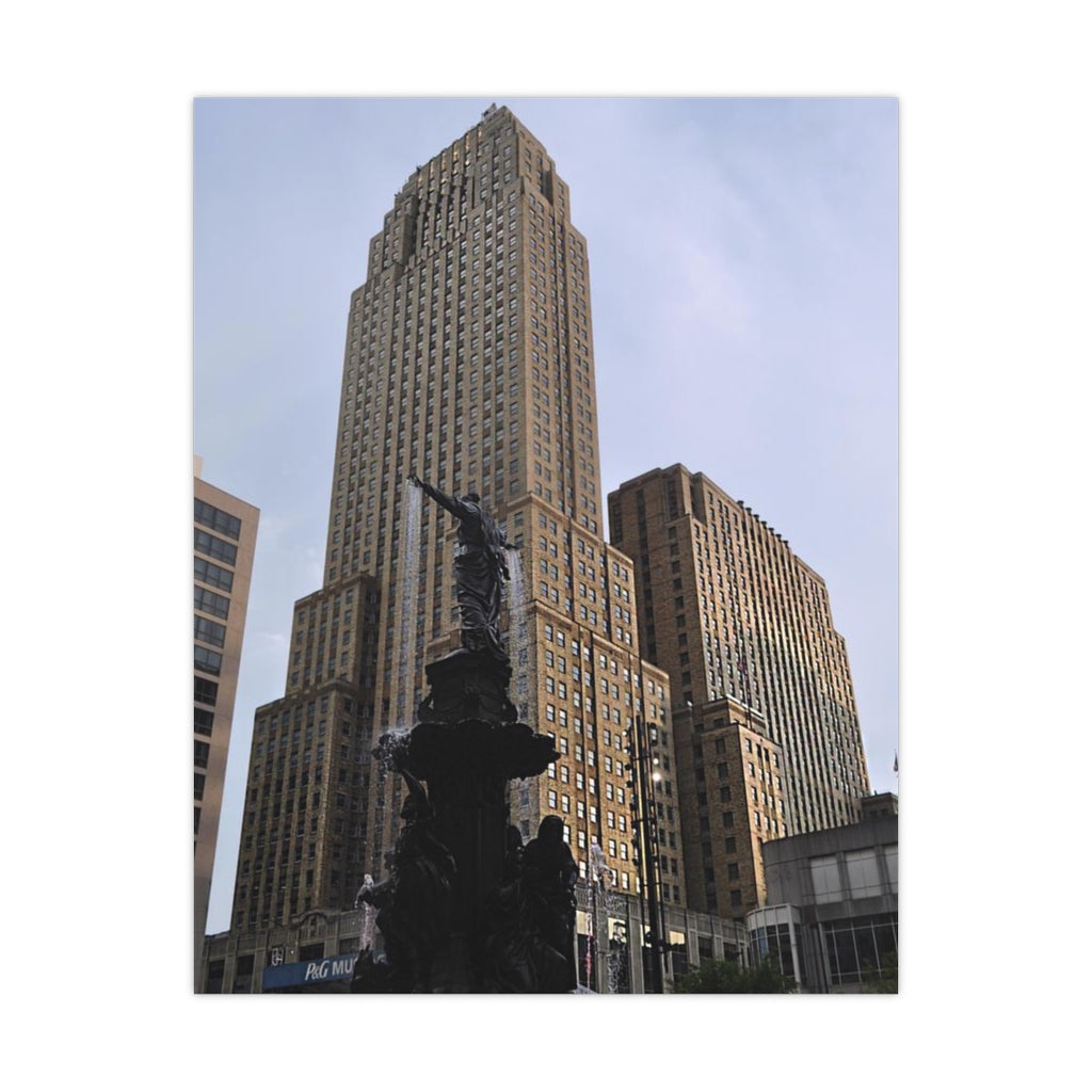 PACE: "FOUNTAIN SQUARE" (PHOTOGRAPHY) /Premium Matte Poster (PRINT)