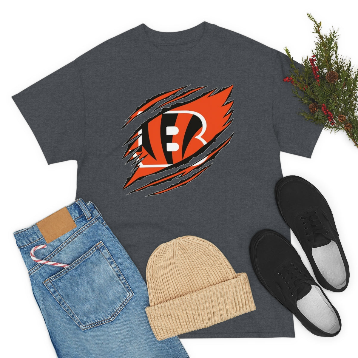 PACE: "BENGALS RIPPED"/ Unisex Heavy Cotton T-Shirt