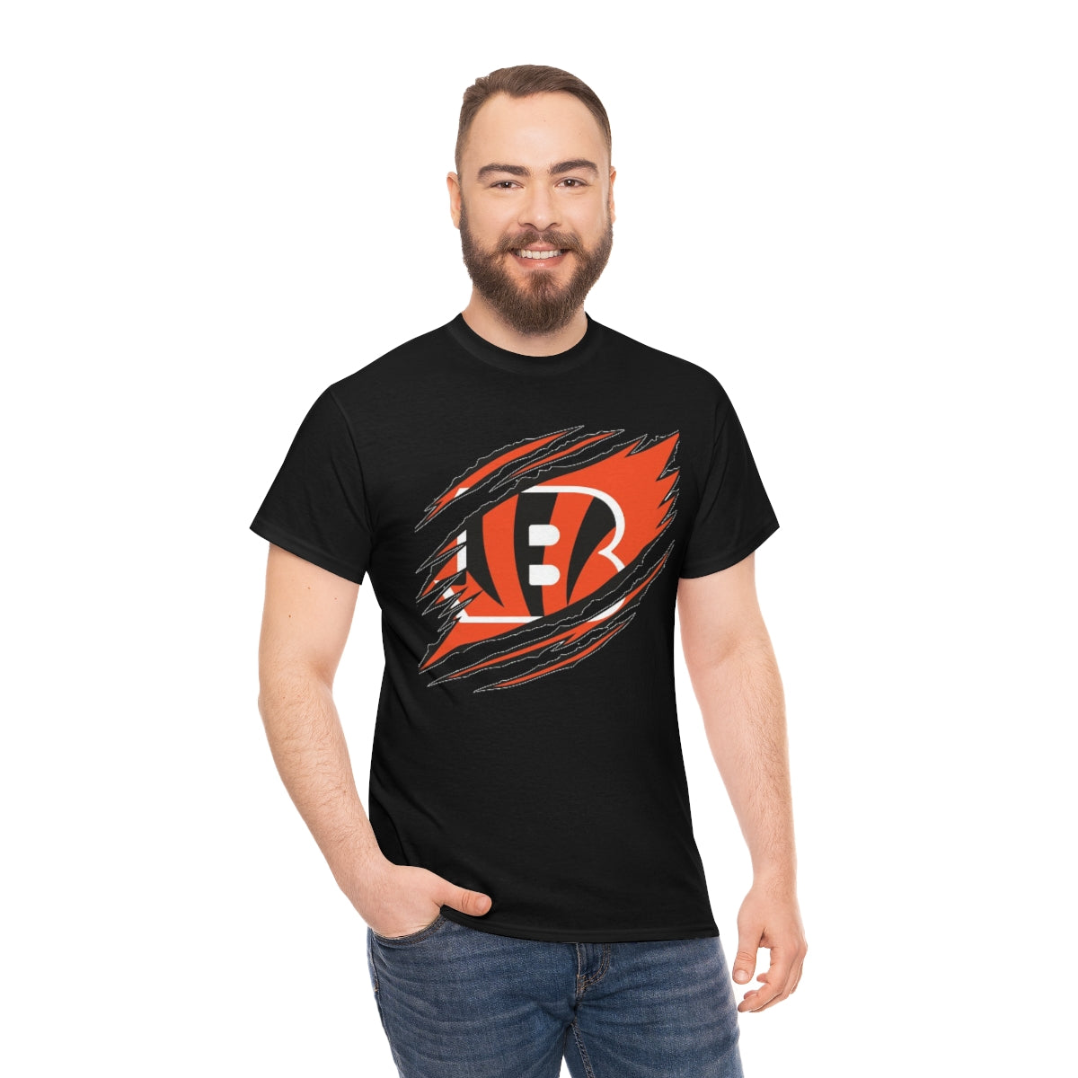 PACE: "BENGALS RIPPED"/ Unisex Heavy Cotton T-Shirt