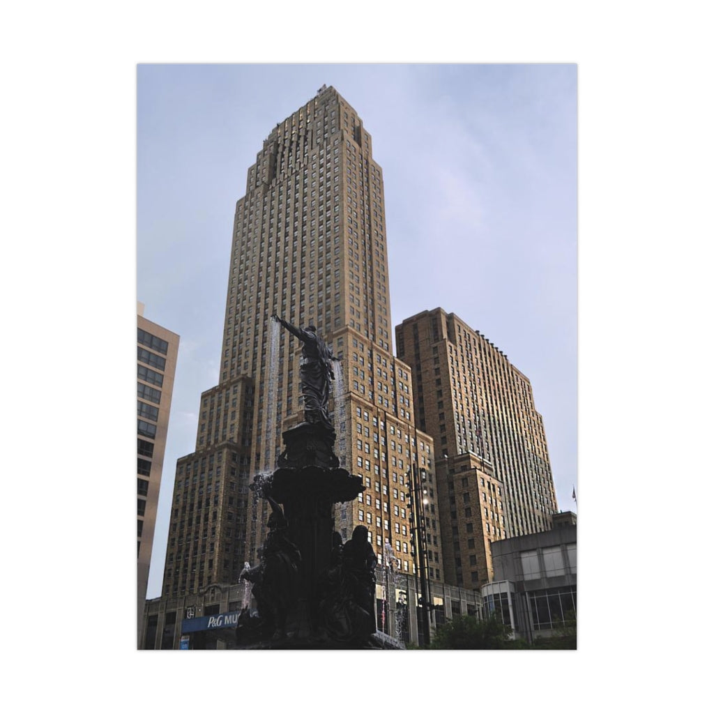 PACE: "FOUNTAIN SQUARE" (PHOTOGRAPHY) /Premium Matte Poster (PRINT)